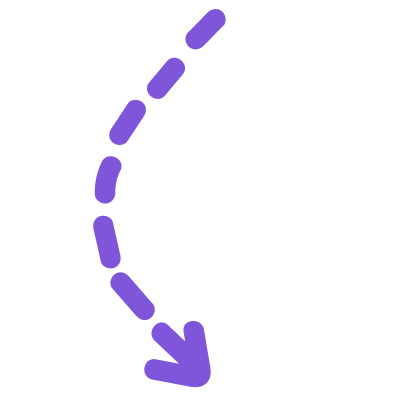 Step flow arrow